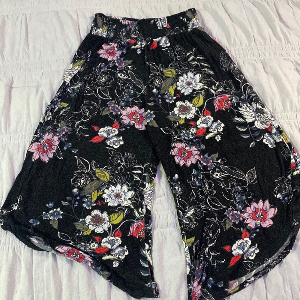 Black sweeping sweatpants